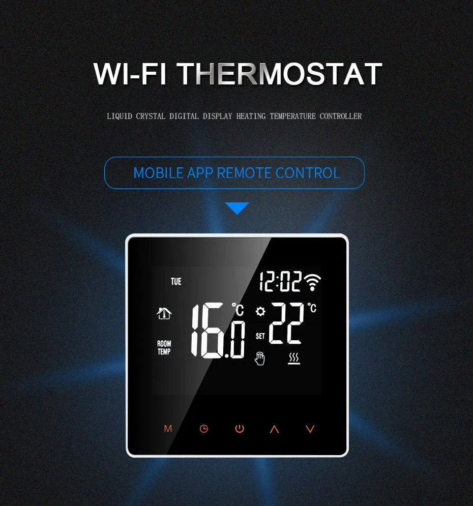 WiFi Smart Thermostat suitable for Google Home, Alexa