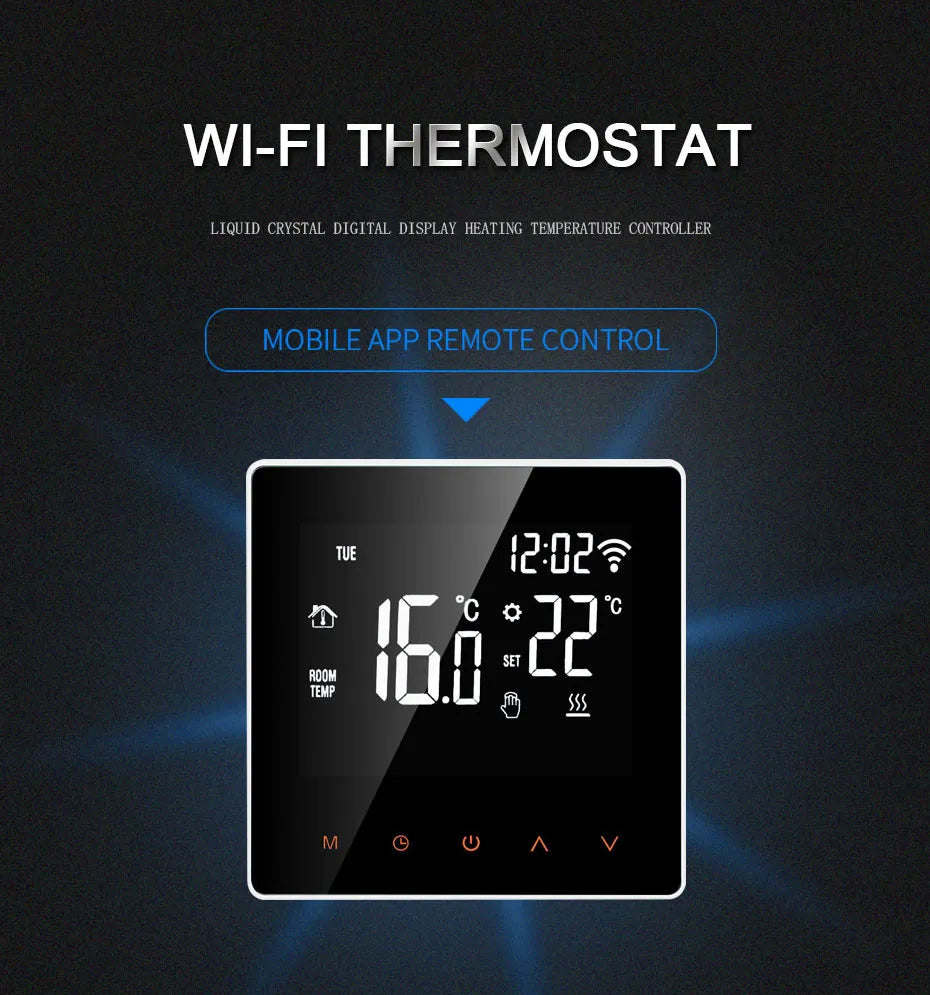 Smart Thermostat Wifi Alexa Central Heating Room Termostato Underfloor  Heating