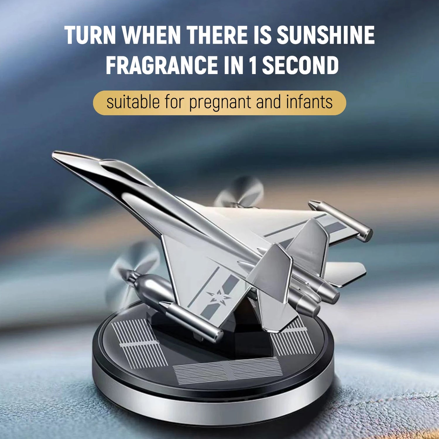 Solar Rotating Car Aroma Diffuser