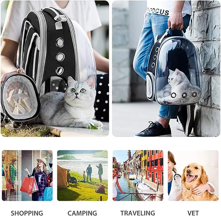 Expandable Pet Carrier Backpack Capsule