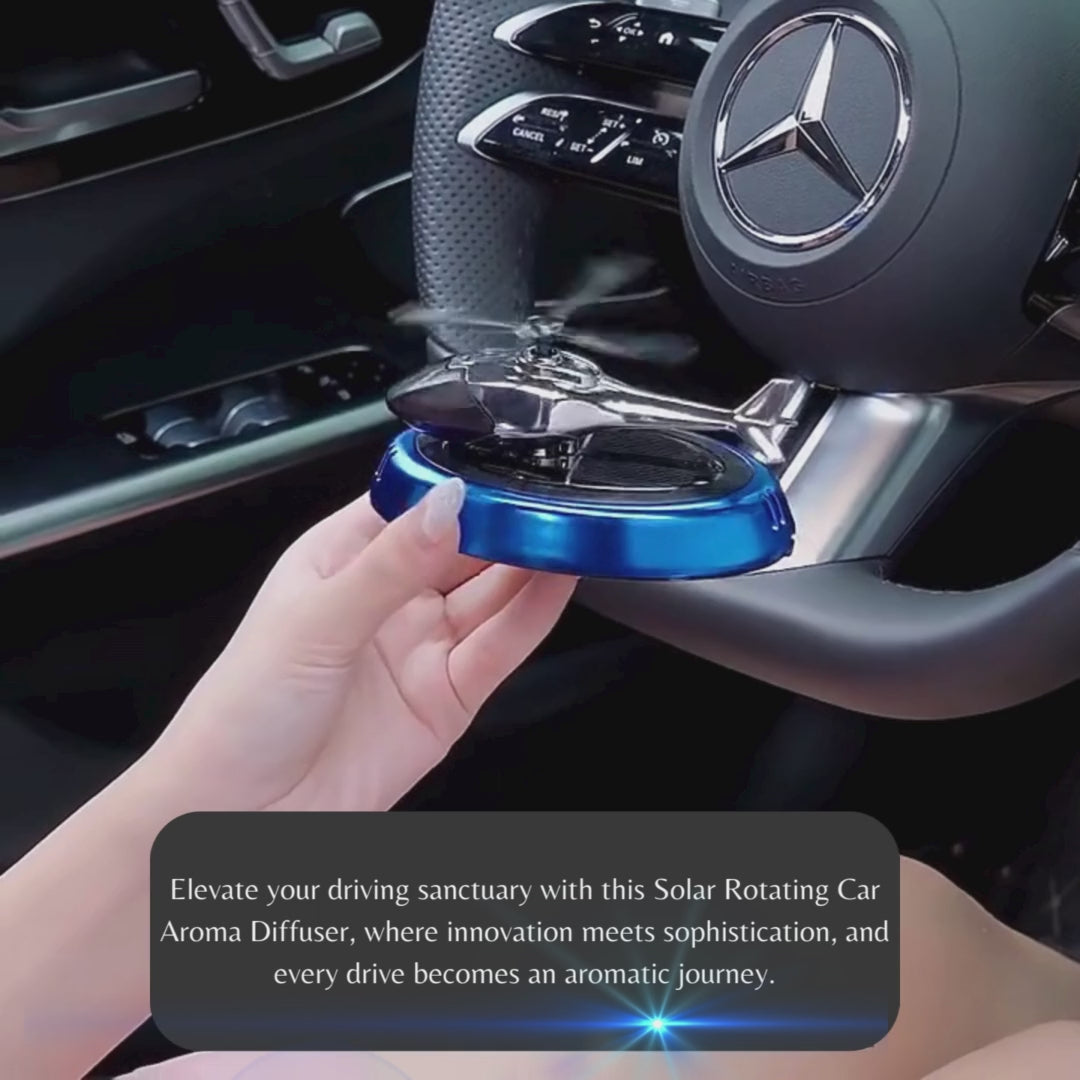 Solar Rotating Car Aroma Diffuser